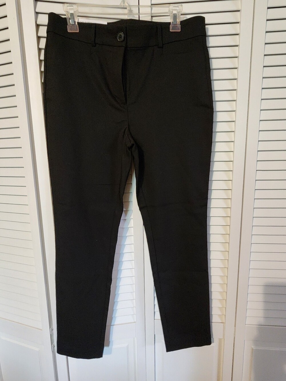 LOFT Black Skinny Ponte Pants